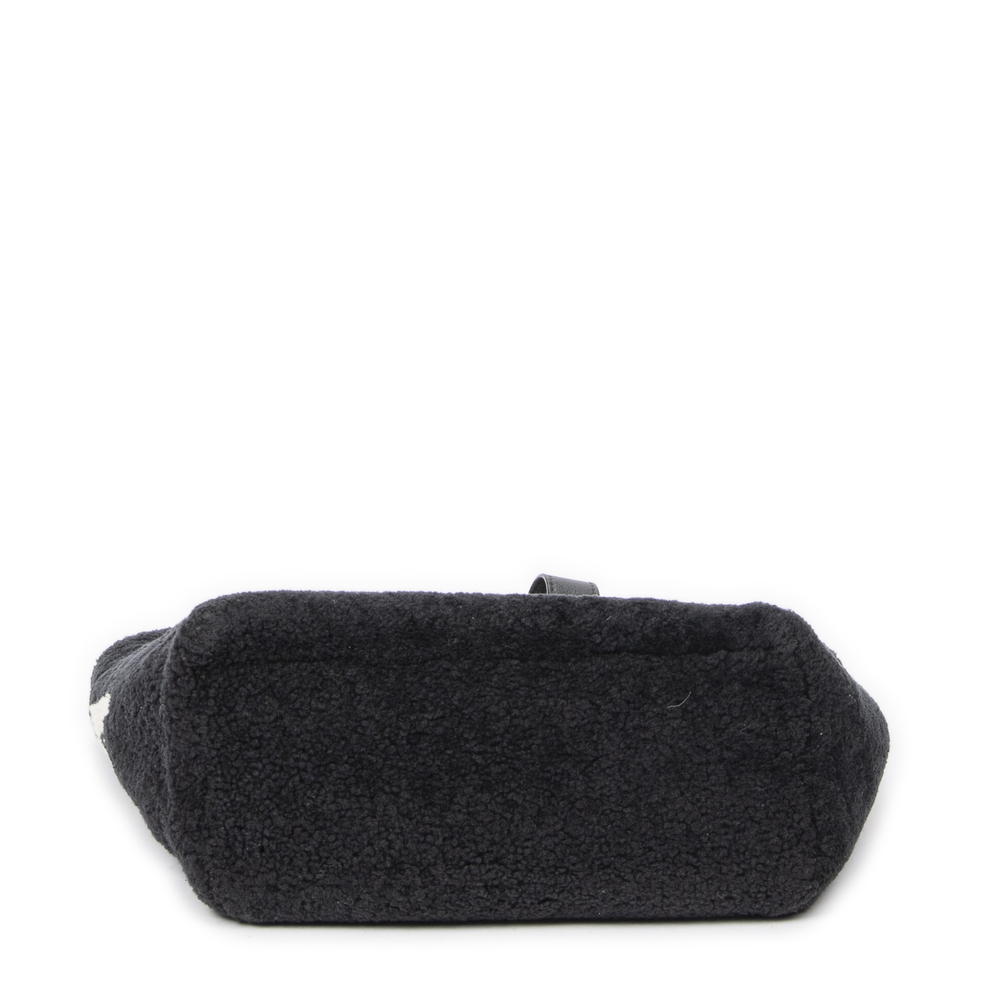 Balenciaga XS Logo Shearling Tote - Picture 6 of 9